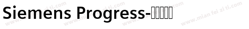 Siemens Progress字体转换